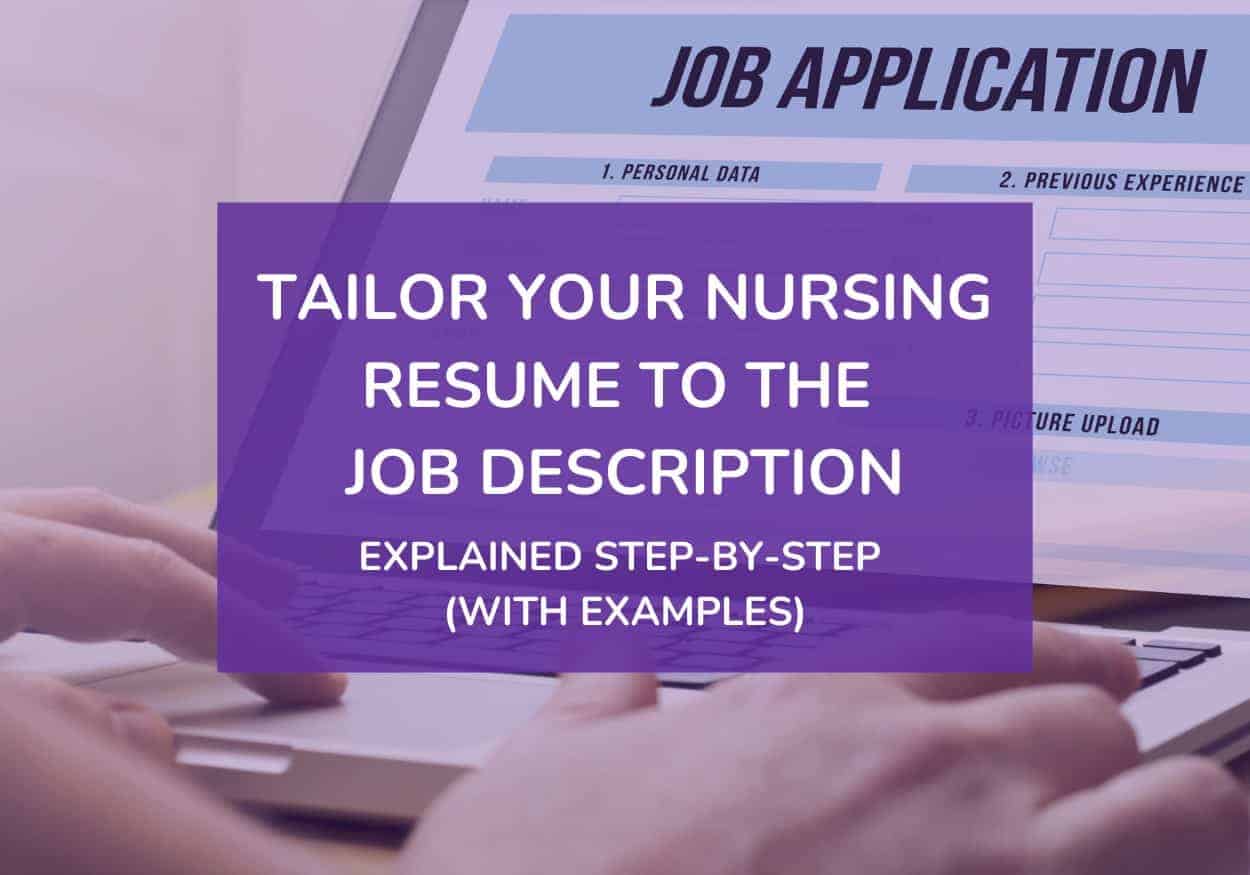 tailor your resume to the job description